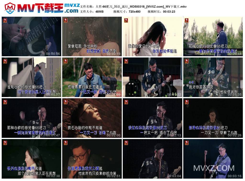大哲-66把刀_国语_流行_MD500318